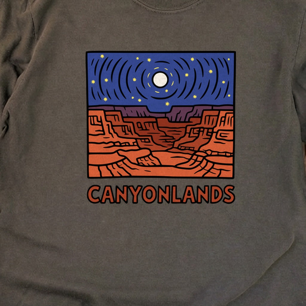 Canyonlands National Park at Night Cotton Long Sleeve