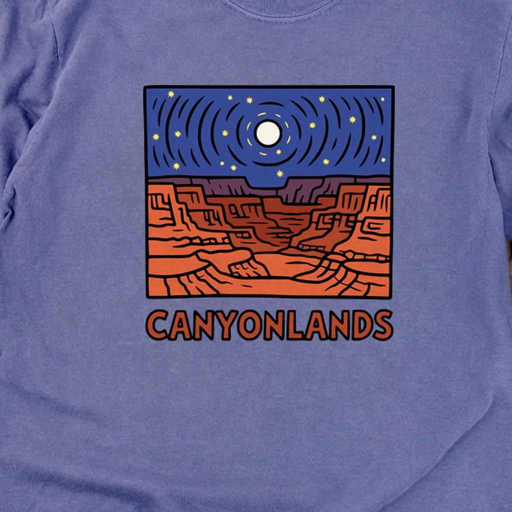 Canyonlands National Park at Night Cotton Long Sleeve