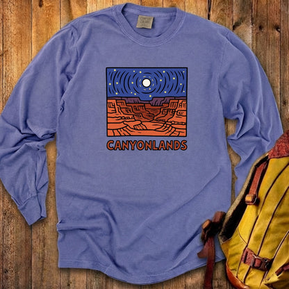 Canyonlands National Park at Night Cotton Long Sleeve