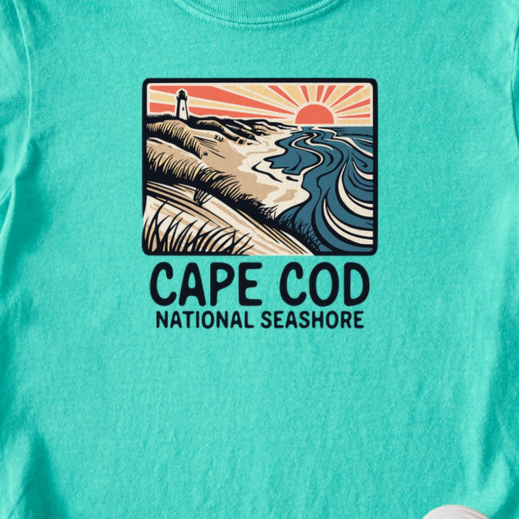 Cape Cod National Seashore Kids Cotton T-Shirt