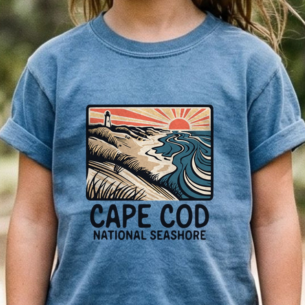 Cape Cod National Seashore Kids Cotton T-Shirt