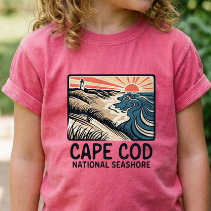 Cape Cod National Seashore Kids Cotton T-Shirt