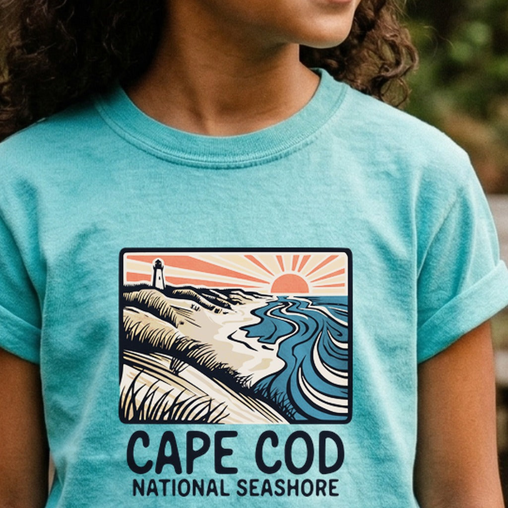 Cape Cod National Seashore Kids Cotton T-Shirt