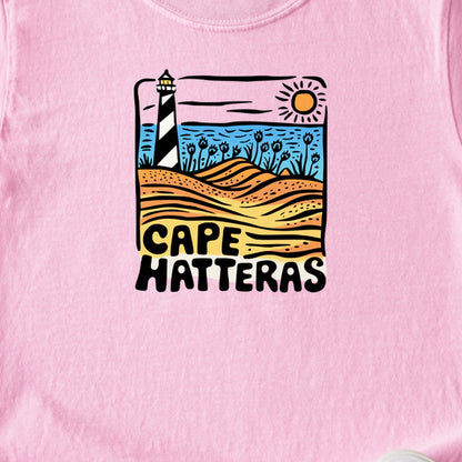 Cape Hatteras National Seashore Kids Cotton T-Shirt