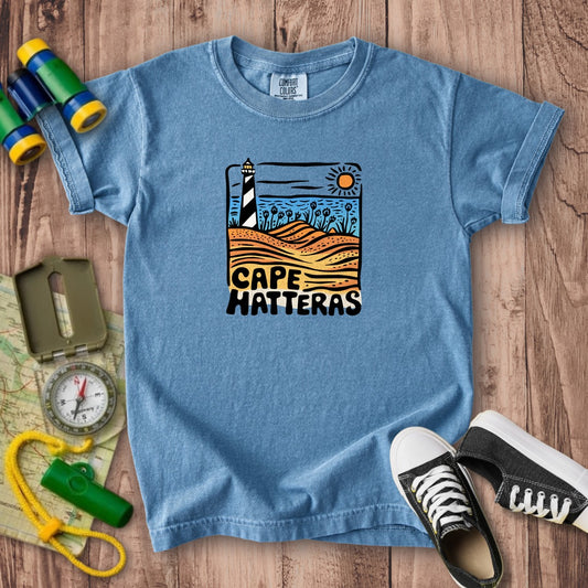 Cape Hatteras National Seashore Kids Cotton T-Shirt