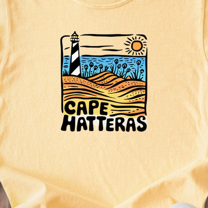 Cape Hatteras National Seashore Kids Cotton T-Shirt