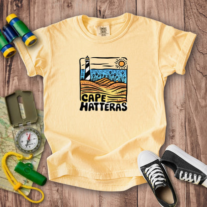 Cape Hatteras National Seashore Kids Cotton T-Shirt