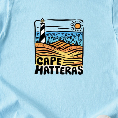 Cape Hatteras National Seashore Kids Cotton T-Shirt