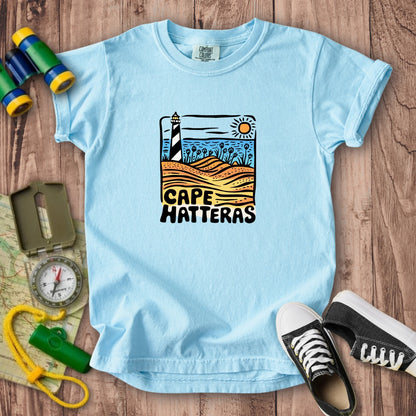 Cape Hatteras National Seashore Kids Cotton T-Shirt