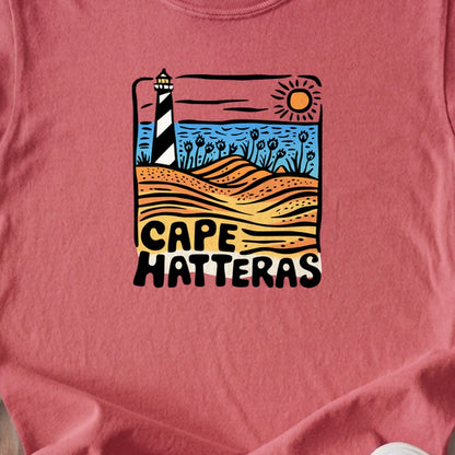 Cape Hatteras National Seashore Kids Cotton T-Shirt