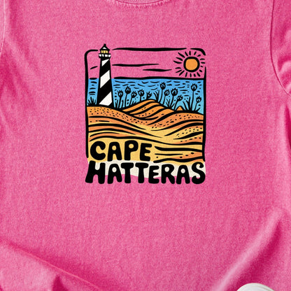 Cape Hatteras National Seashore Kids Cotton T-Shirt