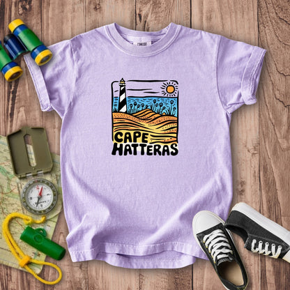 Cape Hatteras National Seashore Kids Cotton T-Shirt
