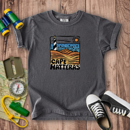 Cape Hatteras National Seashore Kids Cotton T-Shirt