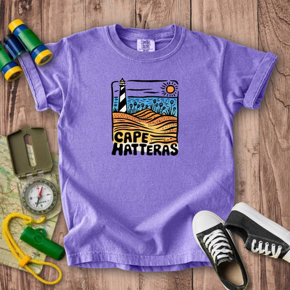 Cape Hatteras National Seashore Kids Cotton T-Shirt