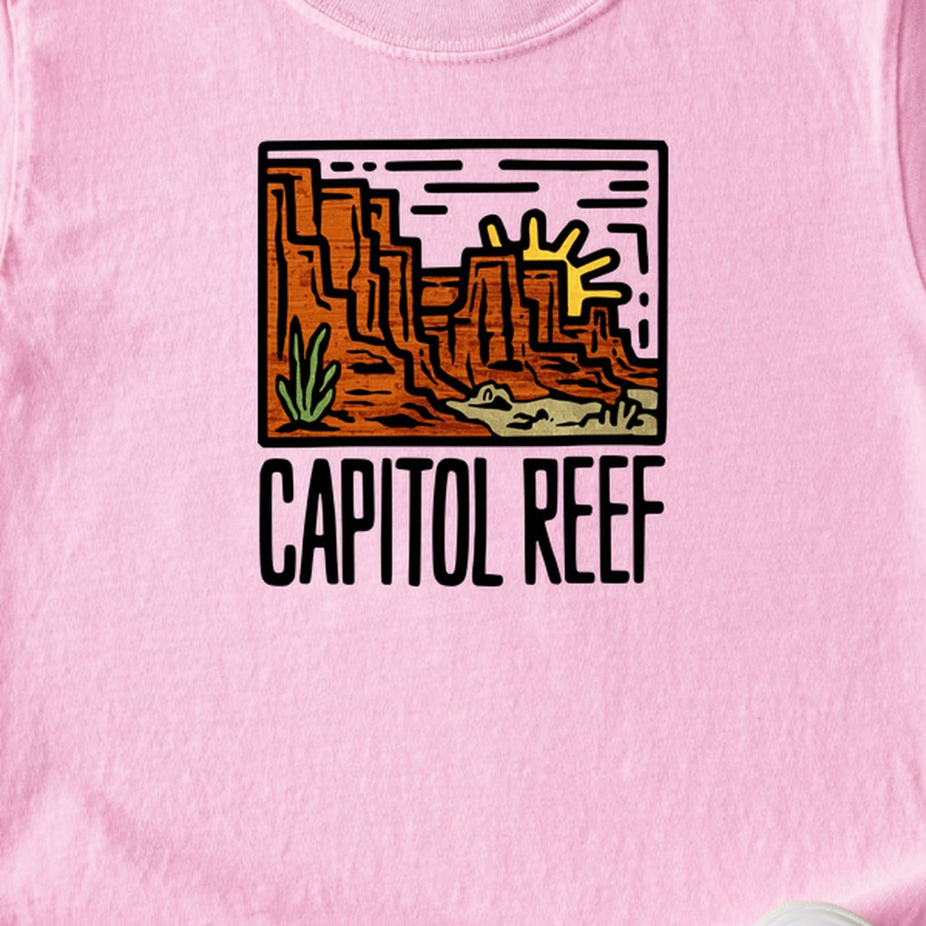Capitol Reef National Park Kids Cotton T-Shirt