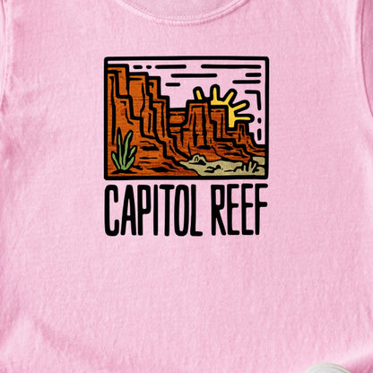 Capitol Reef National Park Kids Cotton T-Shirt