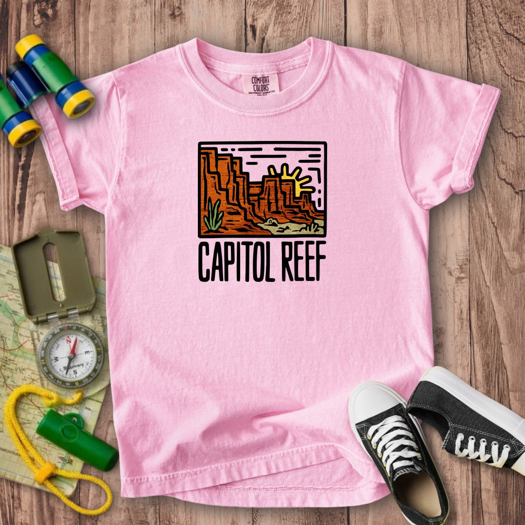 Capitol Reef National Park Kids Cotton T-Shirt