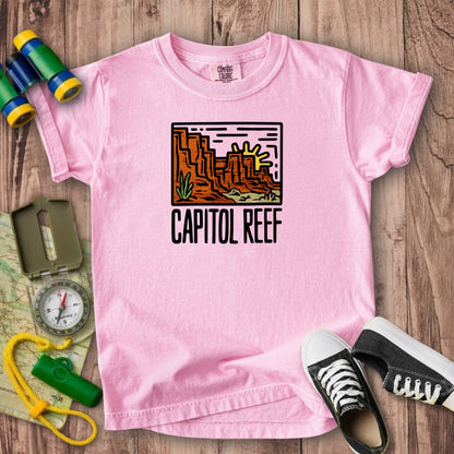 Capitol Reef National Park Kids Cotton T-Shirt