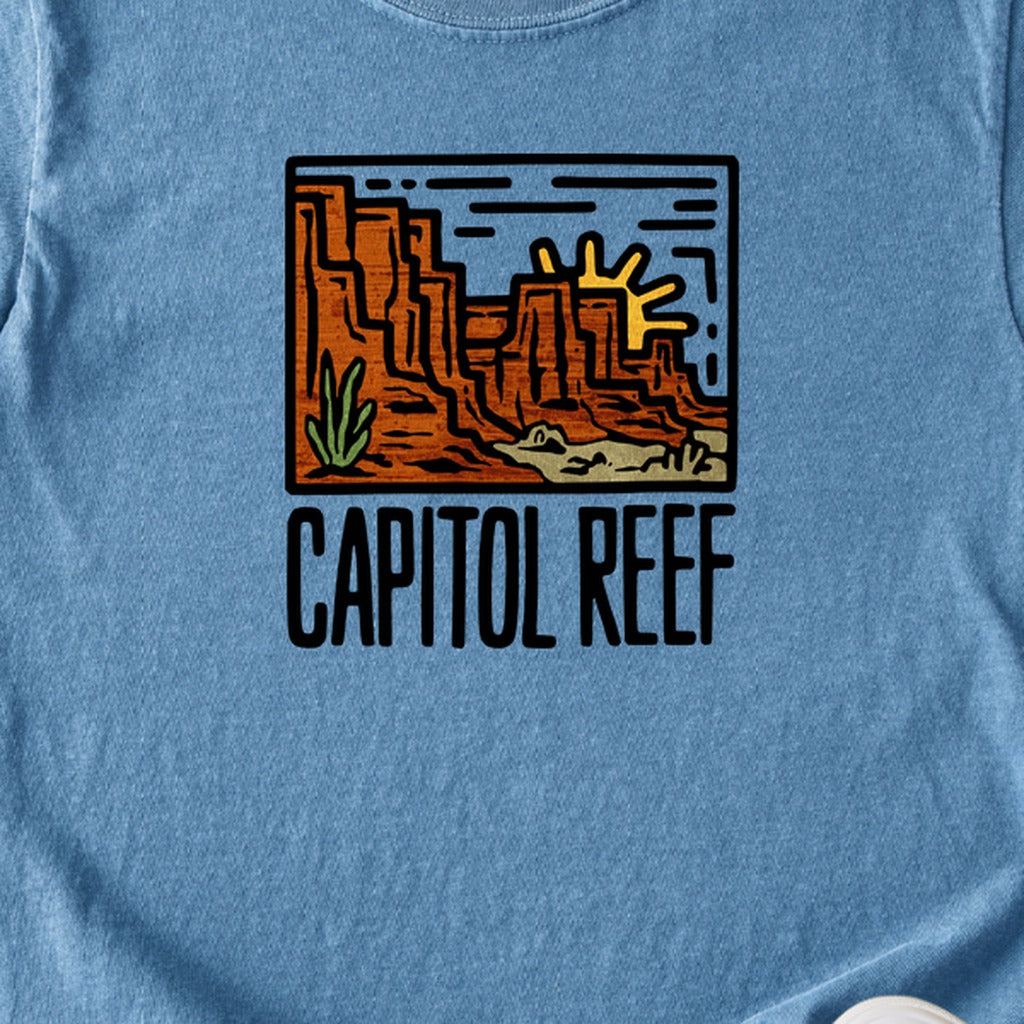 Capitol Reef National Park Kids Cotton T-Shirt