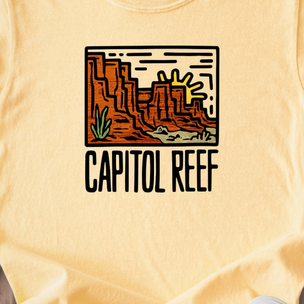 Capitol Reef National Park Kids Cotton T-Shirt