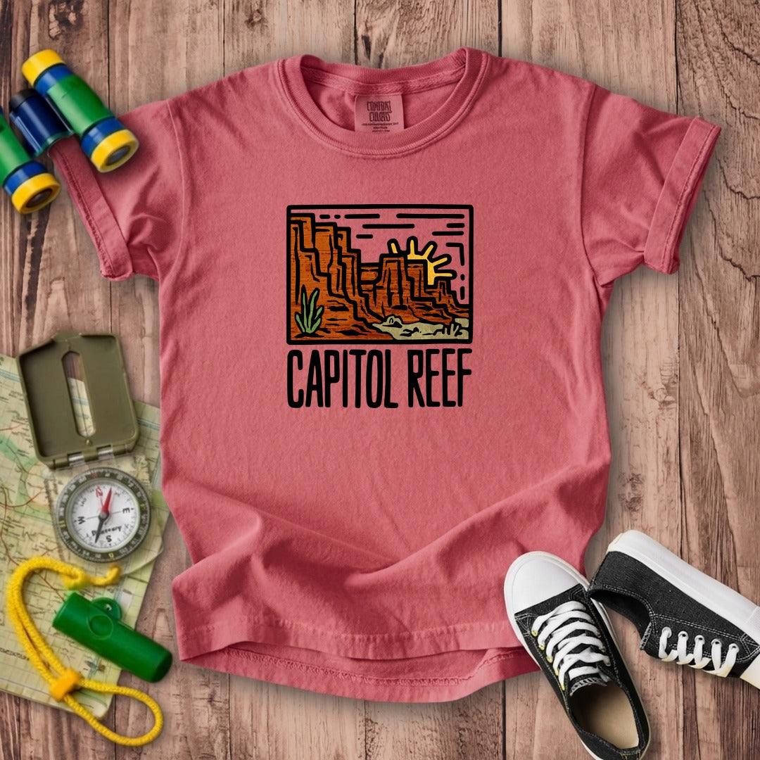 Capitol Reef National Park Kids Cotton T-Shirt