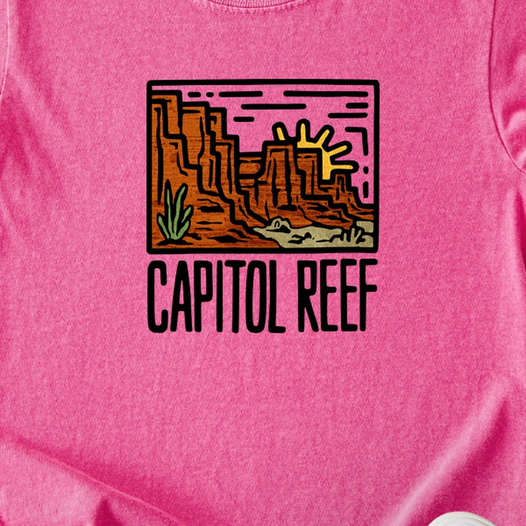 Capitol Reef National Park Kids Cotton T-Shirt