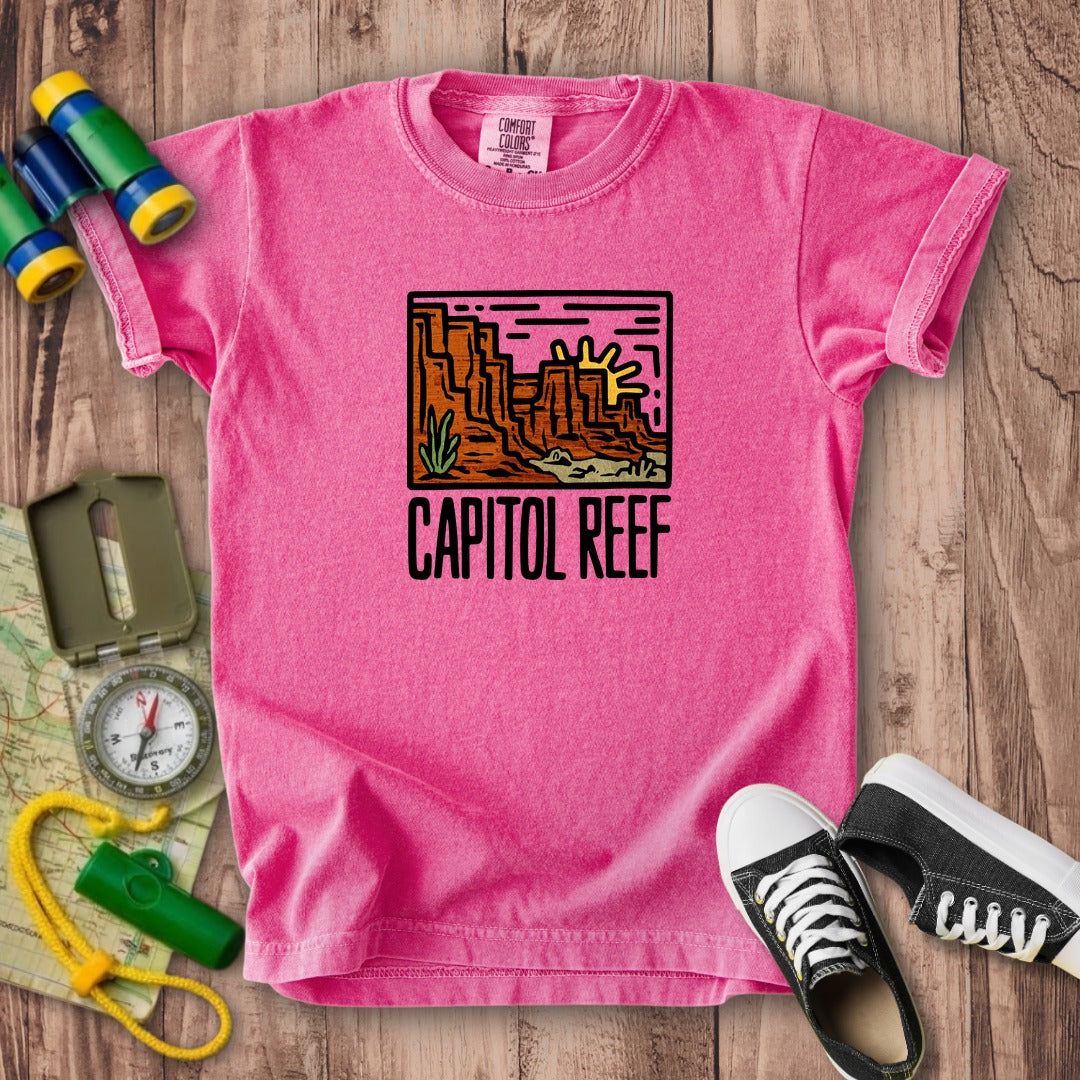 Capitol Reef National Park Kids Cotton T-Shirt