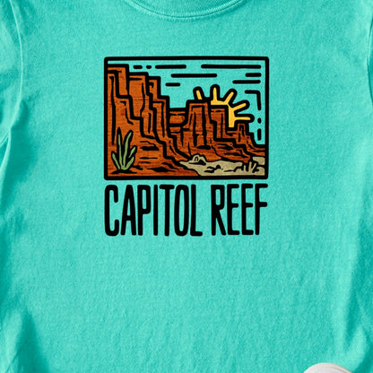 Capitol Reef National Park Kids Cotton T-Shirt