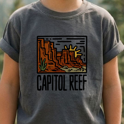 Capitol Reef National Park Kids Cotton T-Shirt
