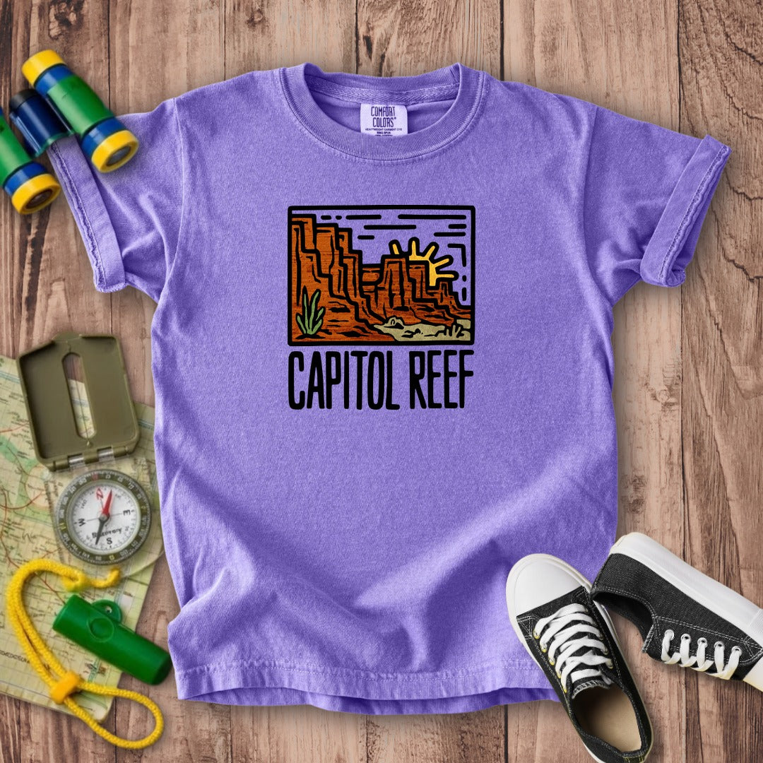 Capitol Reef National Park Kids Cotton T-Shirt