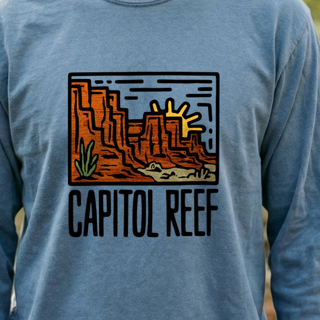 Capitol Reef National Park Cotton Long Sleeve