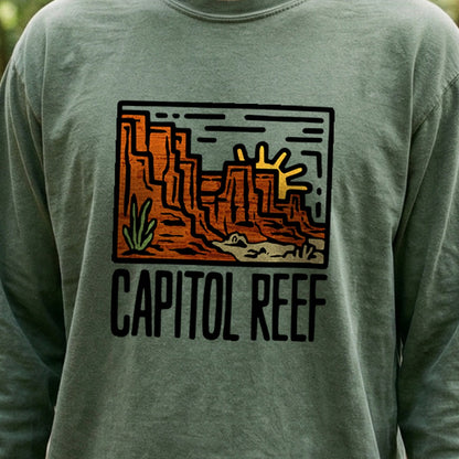 Capitol Reef National Park Cotton Long Sleeve