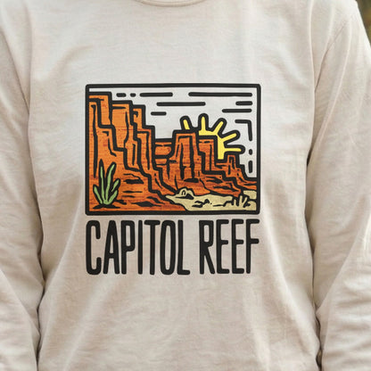 Capitol Reef National Park Cotton Long Sleeve