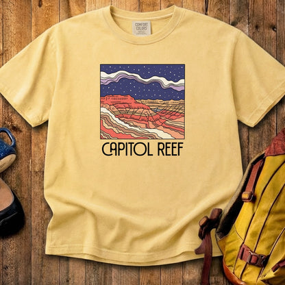 Capitol Reef National Park at Night Cotton T-Shirt