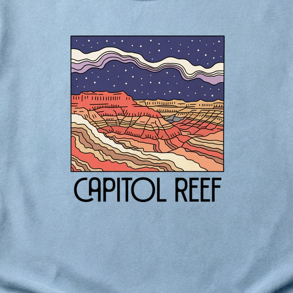 Capitol Reef National Park at Night Cotton T-Shirt