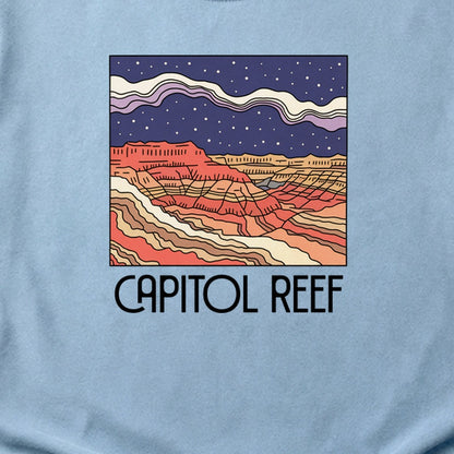 Capitol Reef National Park at Night Cotton T-Shirt