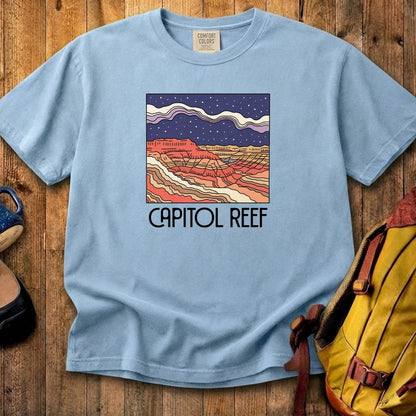 Capitol Reef National Park at Night Cotton T-Shirt