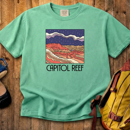 Capitol Reef National Park at Night Cotton T-Shirt