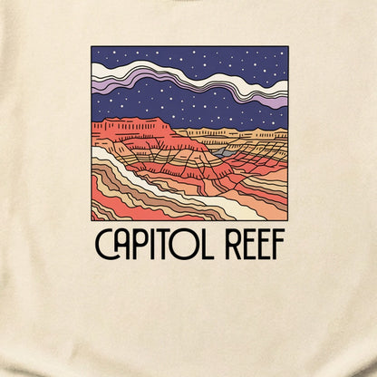 Capitol Reef National Park at Night Cotton T-Shirt