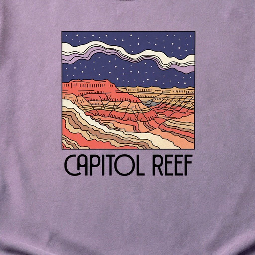 Capitol Reef National Park at Night Cotton T-Shirt