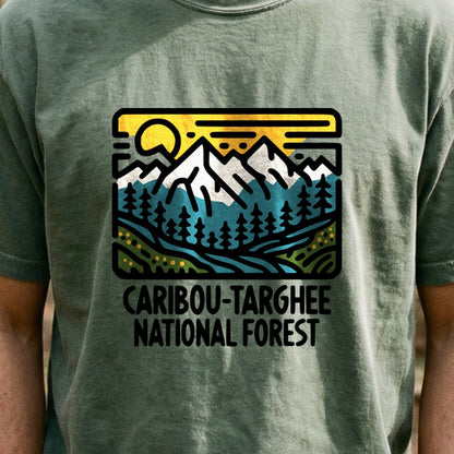 Caribou-Targhee National Forest Cotton T-Shirt