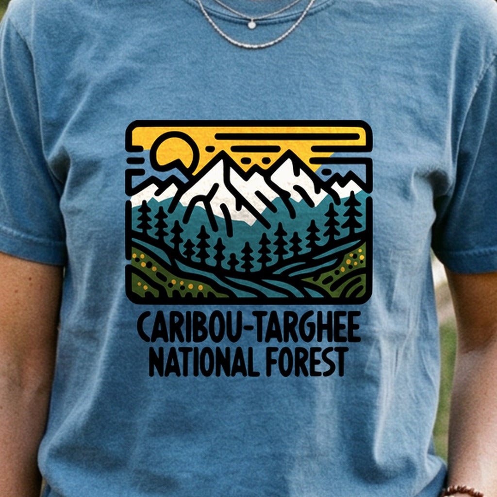 Caribou-Targhee National Forest Cotton T-Shirt