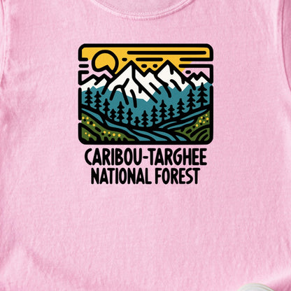 Caribou-Targhee National Forest Kids Cotton T-Shirt