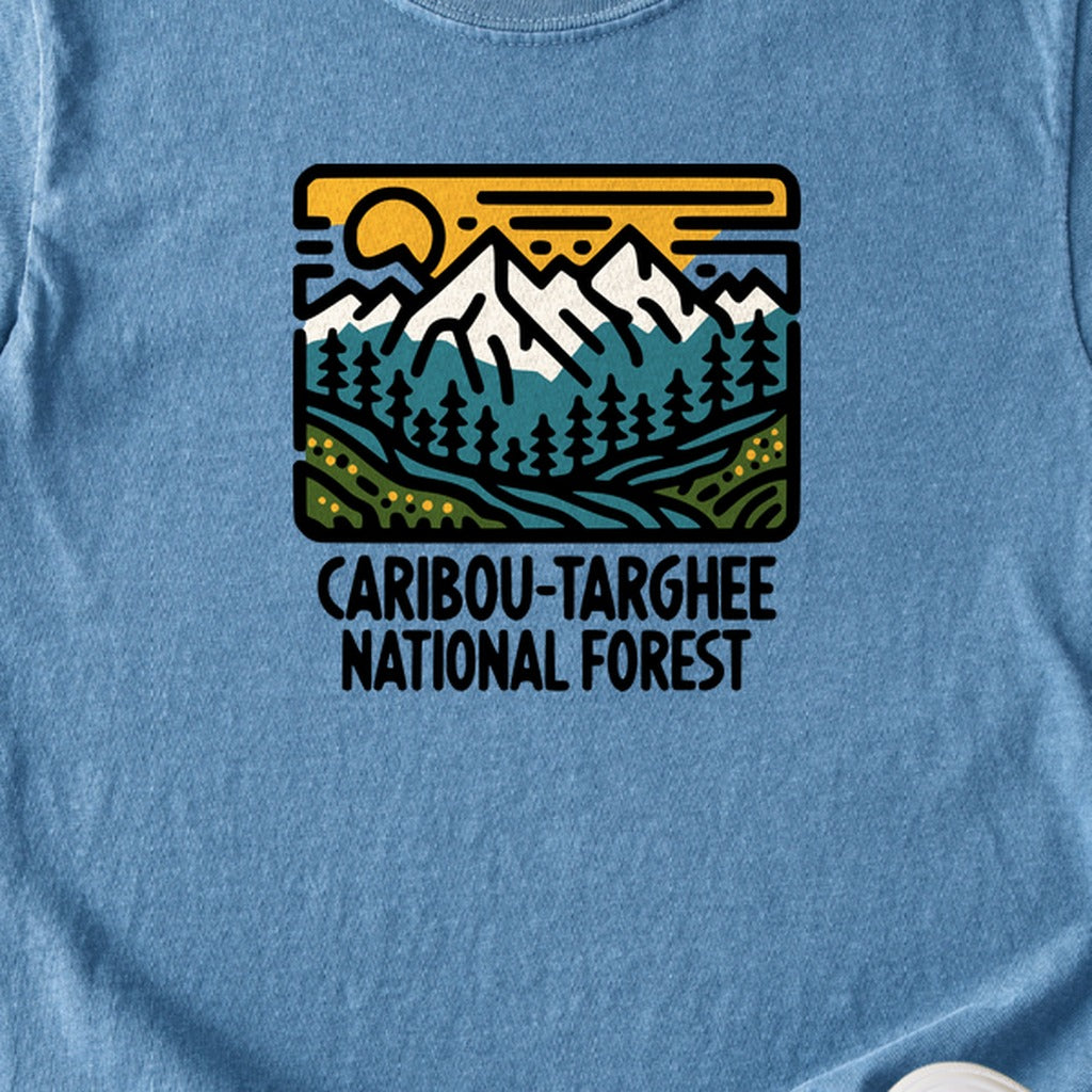 Caribou-Targhee National Forest Kids Cotton T-Shirt