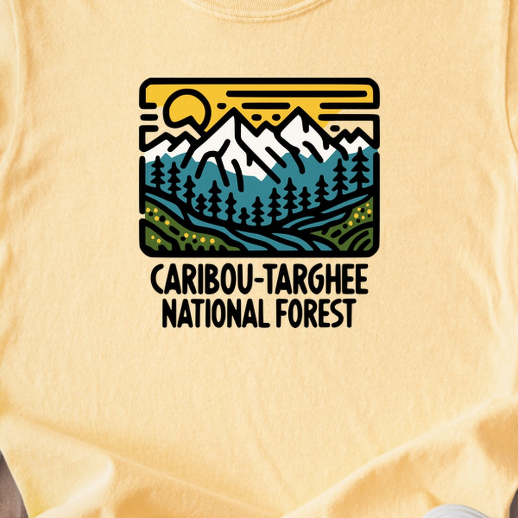 Caribou-Targhee National Forest Kids Cotton T-Shirt