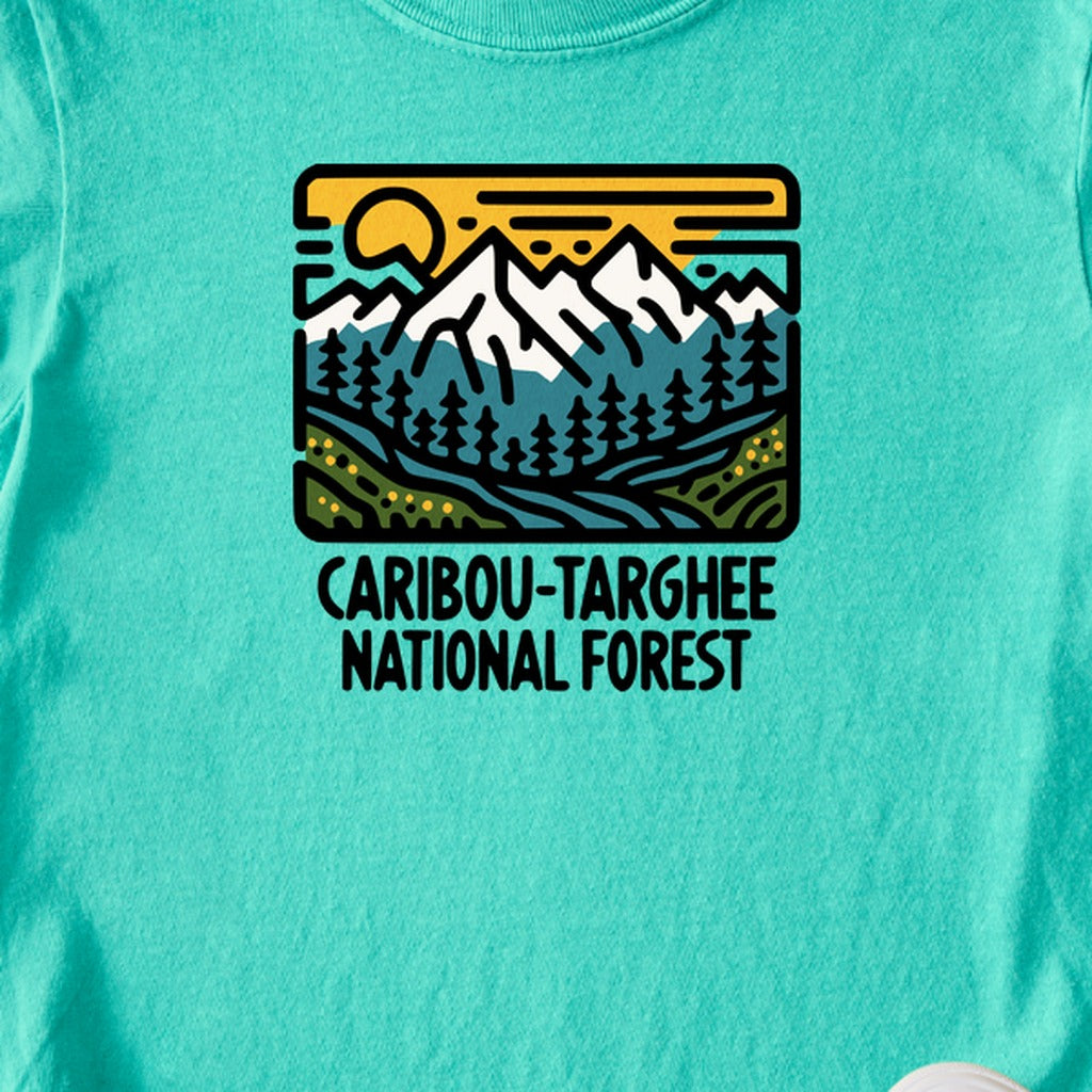 Caribou-Targhee National Forest Kids Cotton T-Shirt