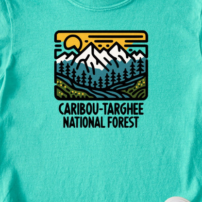 Caribou-Targhee National Forest Kids Cotton T-Shirt