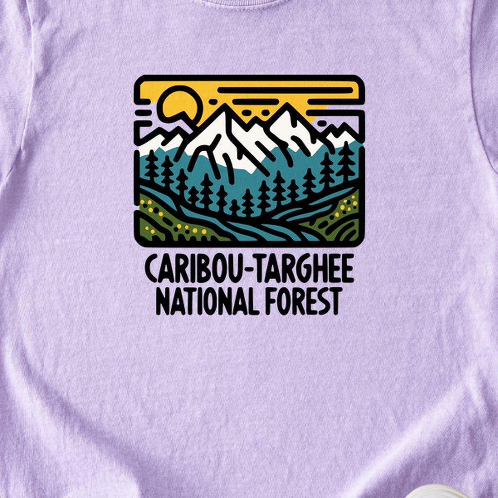 Caribou-Targhee National Forest Kids Cotton T-Shirt