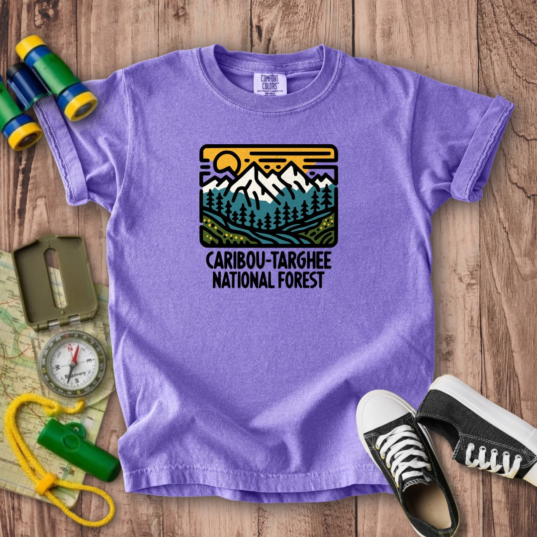 Caribou-Targhee National Forest Kids Cotton T-Shirt