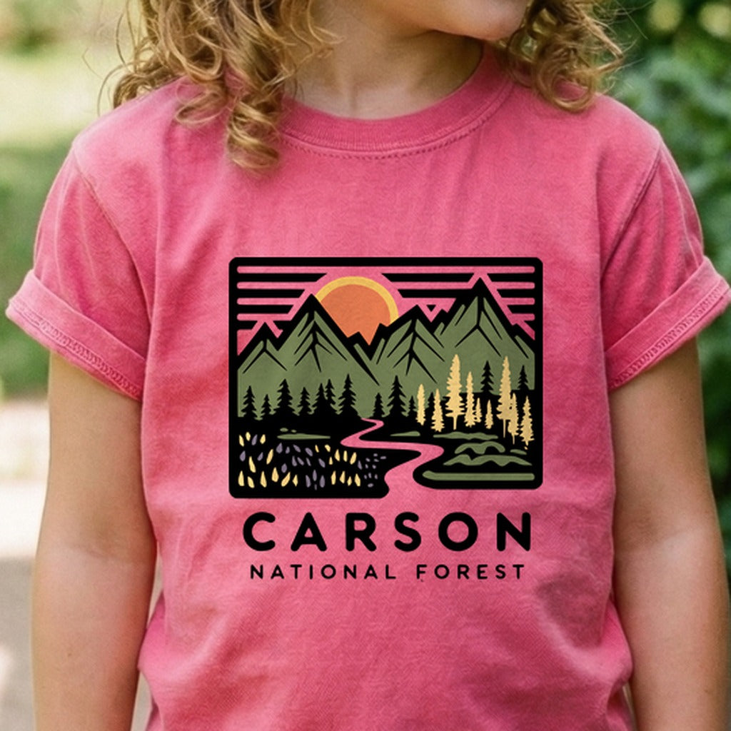 Carson National Forest Kids Cotton T-Shirt